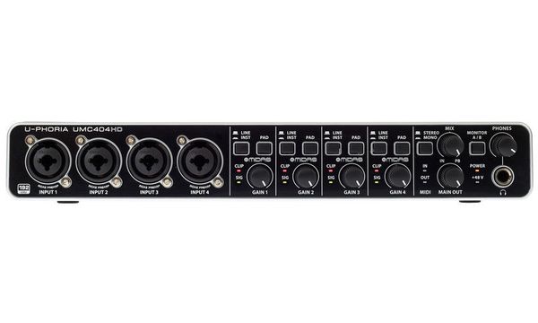 Внешняя звуковая карта с usb behringer umc404hd