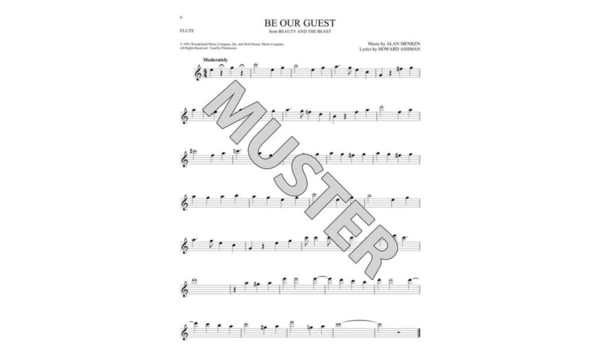 Free Free 185 Easy Disney Songs Flute Sheet Music SVG PNG EPS DXF File
