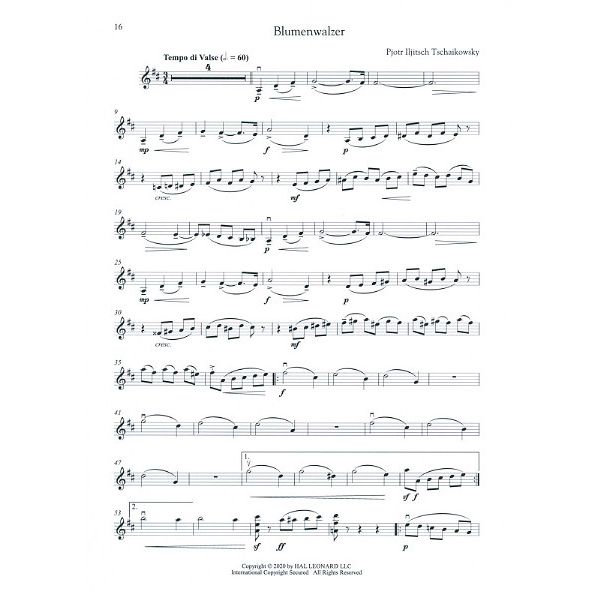 Hal Leonard Tschaikowski Nussknacker Violi
