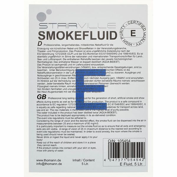 Stairville E Fluid 5l