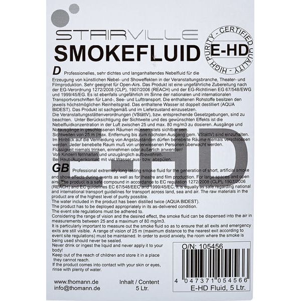 Stairville E-HD Fluid 5l