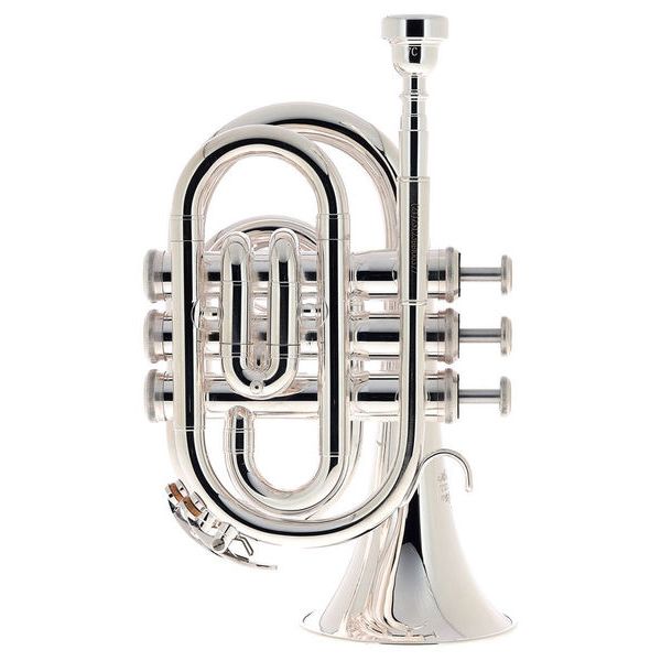 Standard Trumpet Set Silver Plated Monel Valves Pocket Trumpet Tone Bb 