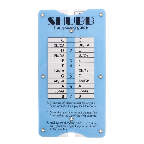 Shubb Transposing Guide