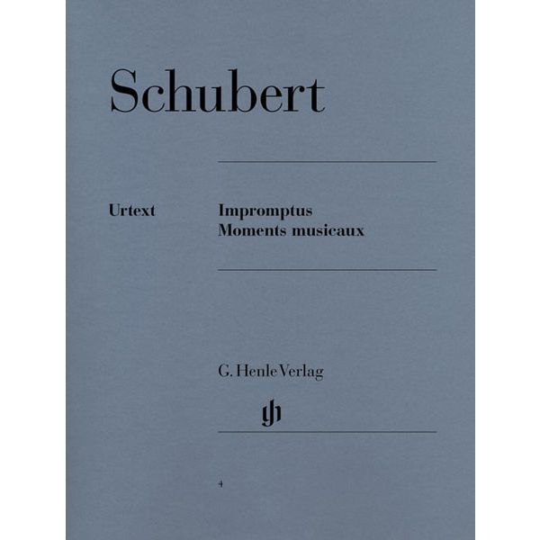 Henle Verlag Schubert Impromptus Moments