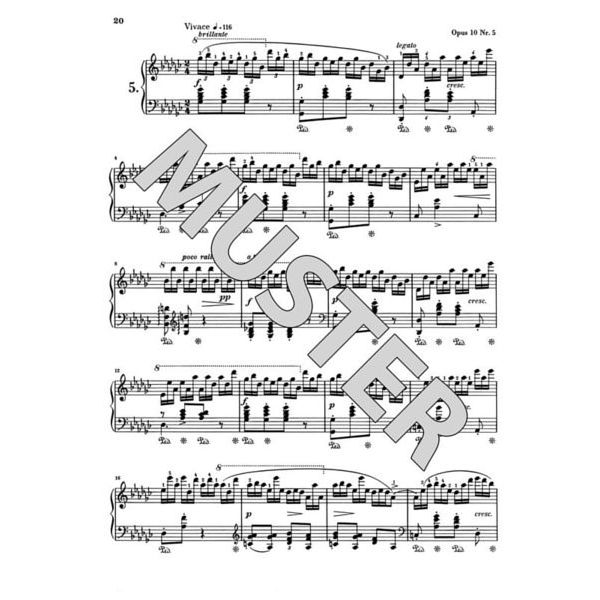 Henle Verlag Chopin Etüden op.10/op.25