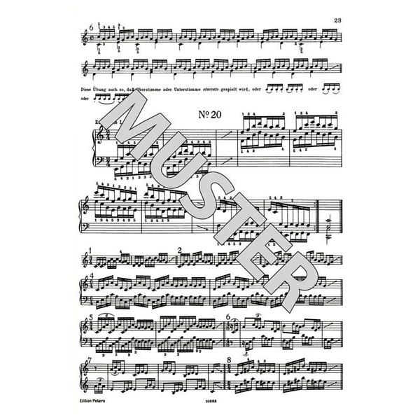 Edition Peters Hanon Der Klavier-Virtuose