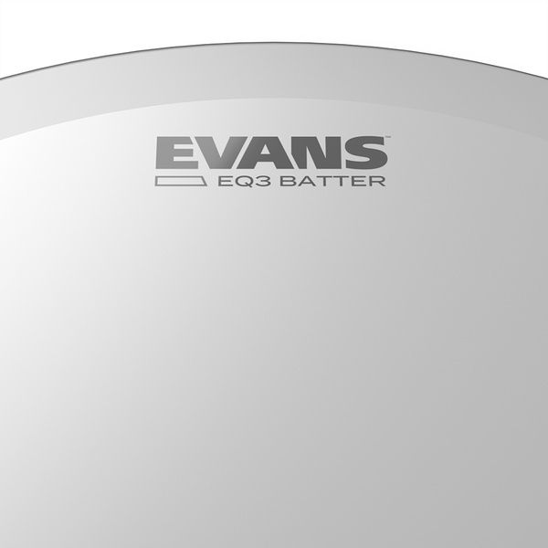 Evans 22" EQ3 Bass Drum Frosted