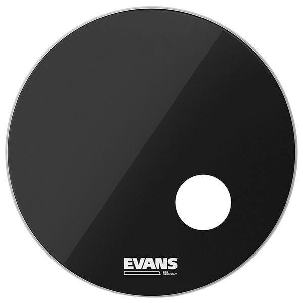 Evans 20" EQ3 Resonant Bass Drum BK