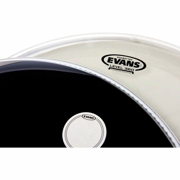 Evans 22" Bass Drum Head Set Black