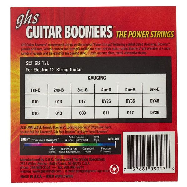 GHS GB12L-Boomers