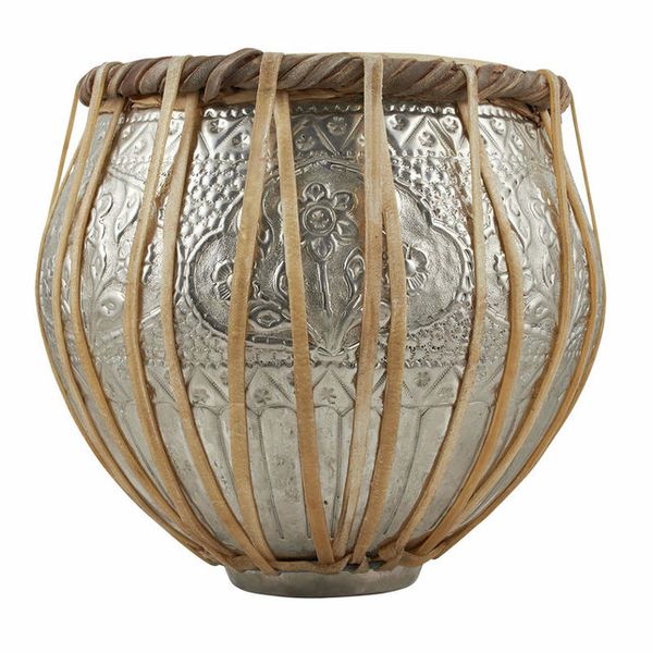 Tabla Indiano Gewa - Strumento Musicale Accordabile, Altezza 30 Cm Con Chiave E Anelli Di Appoggio - Foto 4