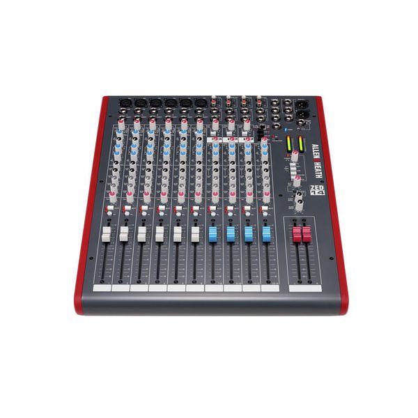 Fibertique Allen & Heath ZED14 14-Channel Recording Live Sound Mixer with USB Interface and Deluxe Bundle w/Semi-Open Studio Reference Headphones,13x Cables 