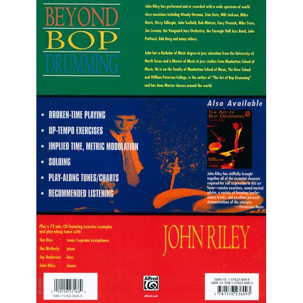Alfred Music Publishing Beyond Bop Drumming