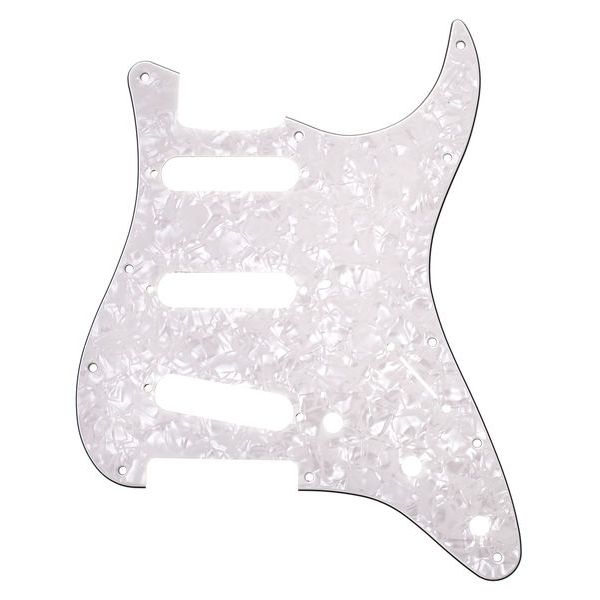 fender white moto pickguard