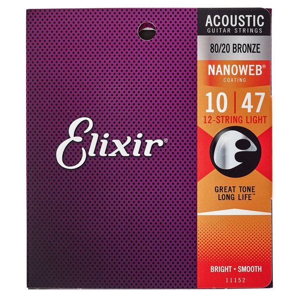 Elixir Nanoweb Light 12 Str. Acoustic