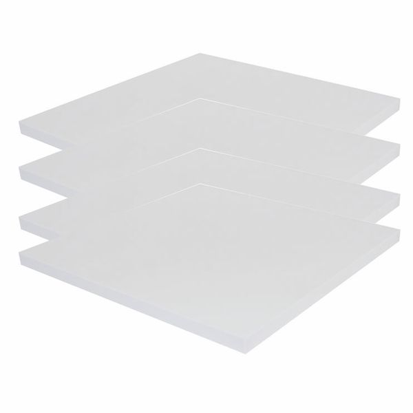 t.akustik Melamine 50 100/100 WH 4pcs