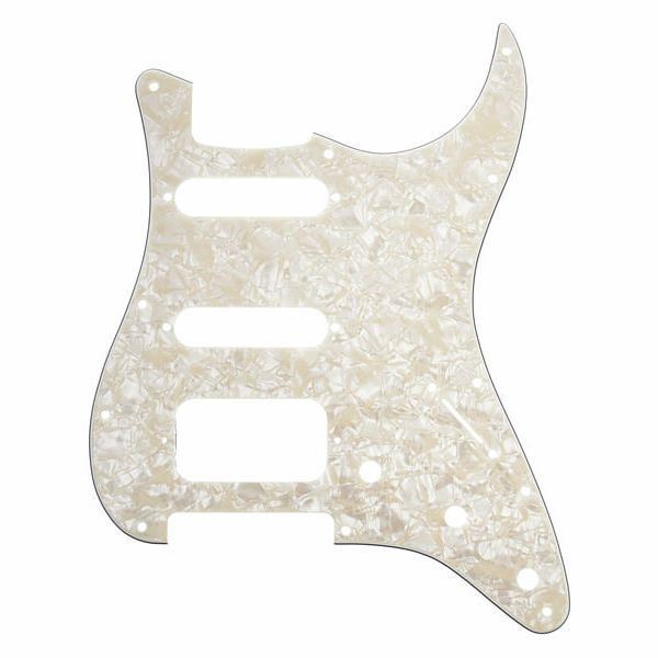 white moto pickguard