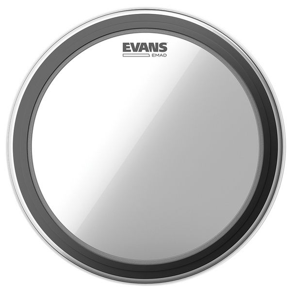 Evans 24" EMAD Bass Drum Clear