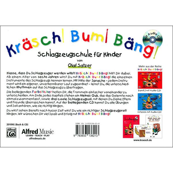 Alfred Music Publishing Kräsch Bum Schule 1