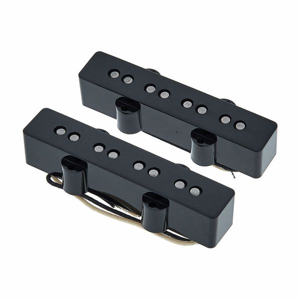 Pack of 2 Neck Bridge Pickups with Screws for 5 Strings Electric Jazz Bass Black