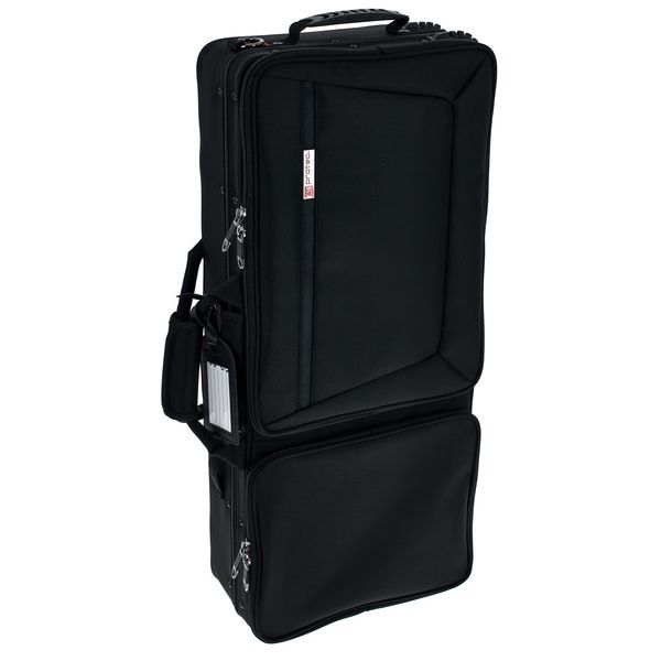 Étui Pour Flûte Traversière 16 Trous - Tissu Oxford Imperméable, Rembourrage Mousse - Bandoulière Réglable, Poche Externe - Transport Et Protection
