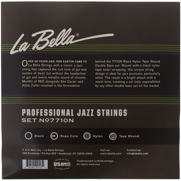 labella 7710 bass strings