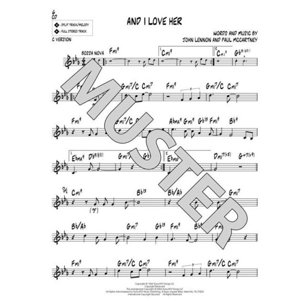 Hal Leonard Jazz Play-Along Lennon Cartney