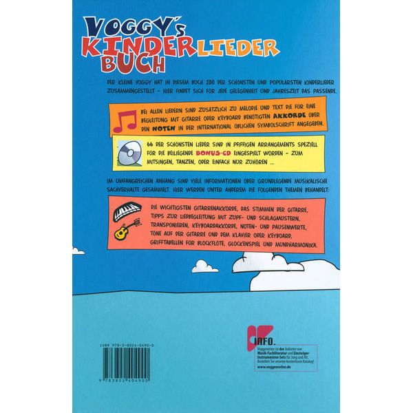 Voggenreiter Voggy's Kinderliederbuch