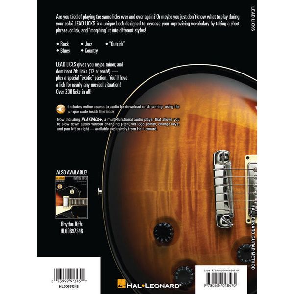 hal leonard lead licks