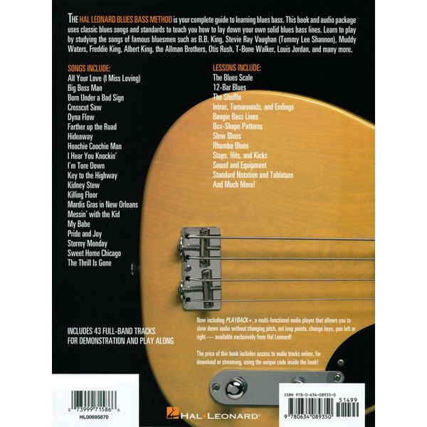 Hal Leonard Bass Method Bluesbass
