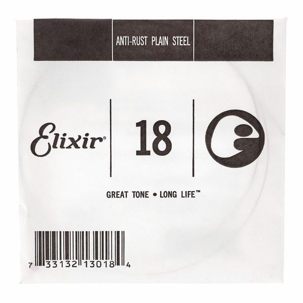 elixir plain steel guitar string