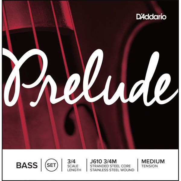 Daddario J610-3/4M Prelude Bass 3/4