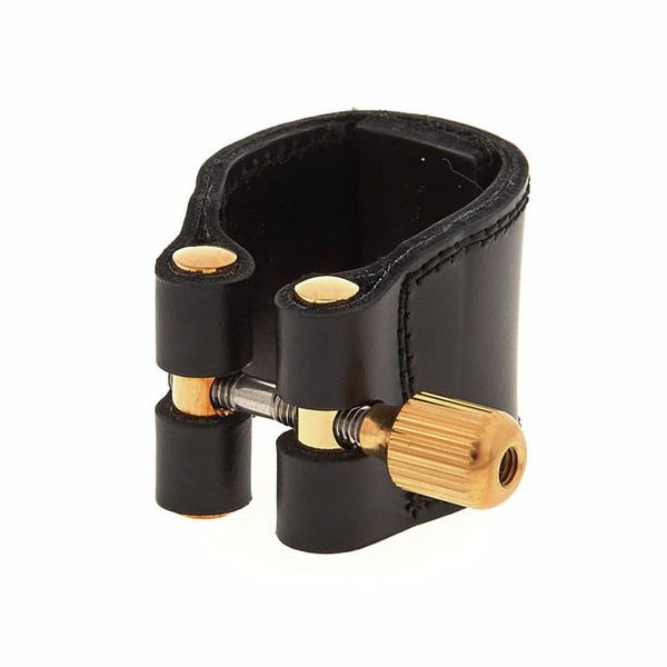 Vandoren LC27L Leather Ligature and Leather Cap for Alto Sax with 3 Interchangeable Pressure Plates 