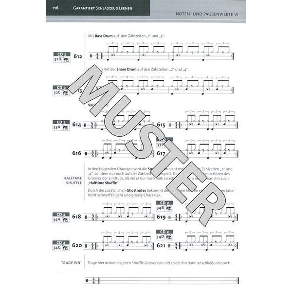 Alfred Music Publishing Garantiert Schlagzeug Lernen