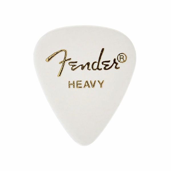 Fender Classic Celluloid Pick White H