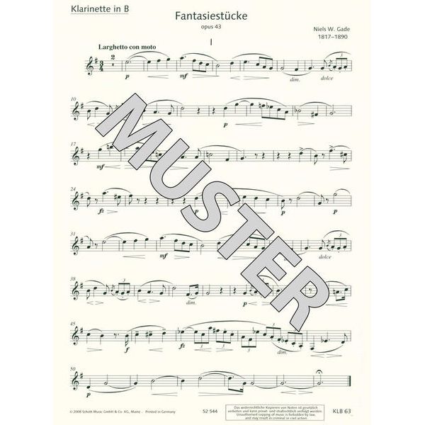 Schott Gade Fantasiestücke Thomann Elláda