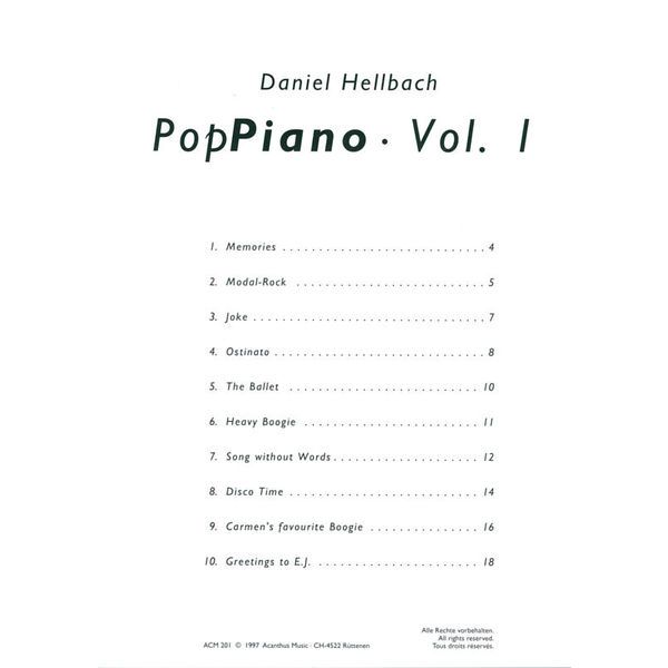 Acanthus Music Pop Piano 1