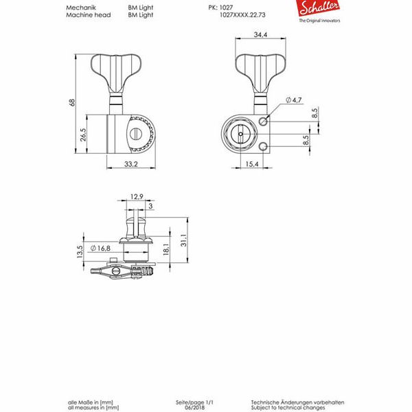 Schaller BM Light 4L BC