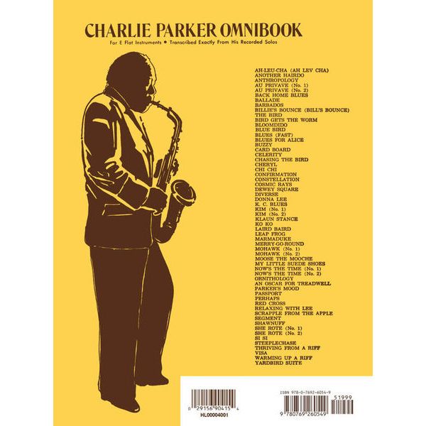 Atlantic Music Charlie Parker Omnibook Eb