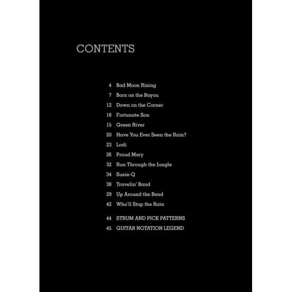 Hal Leonard The Very Best Of Creedence