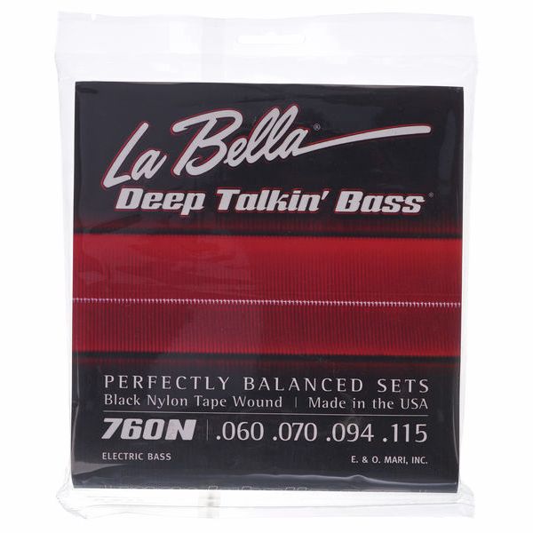 La Bella 760N Black Nylon Tape