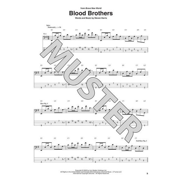 Hal Leonard Iron Maiden Bass Anthology