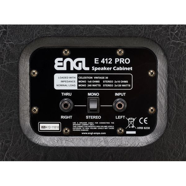 Engl E412VG Pro BK Straight