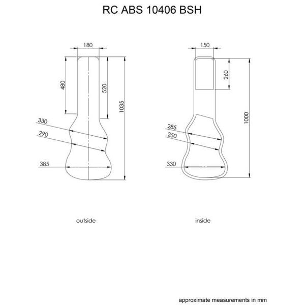 Rockcase RC ABS 10406 BSH
