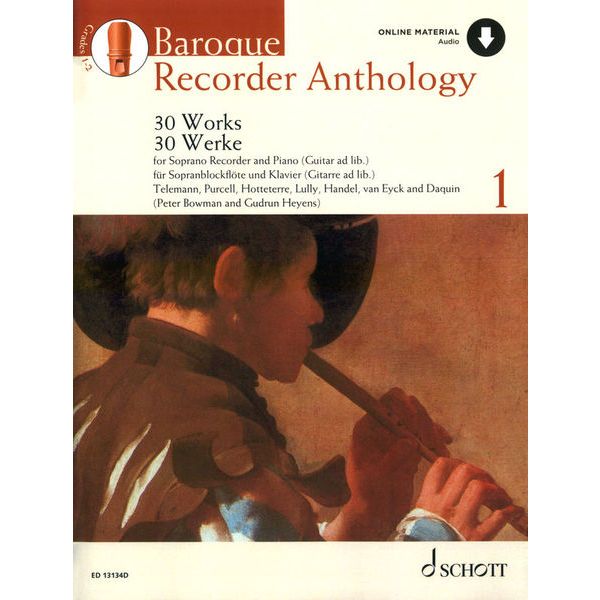 Schott Baroque Recorder Anthology 1
