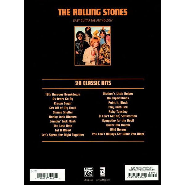 Alfred Music Publishing The Rolling Stones Easy Guitar