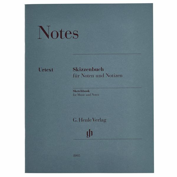 Henle Verlag Sketchbook Music Notes A4