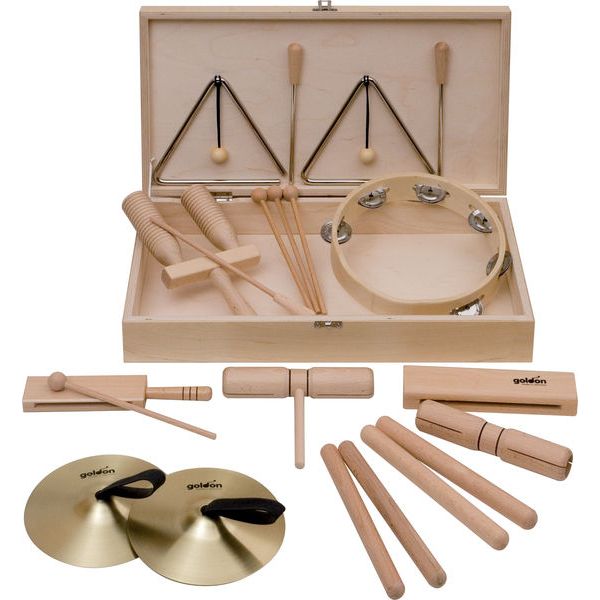 Anémona de mar Vandalir compresión Goldon Percussion Set 5 in Wood Box – Thomann United States