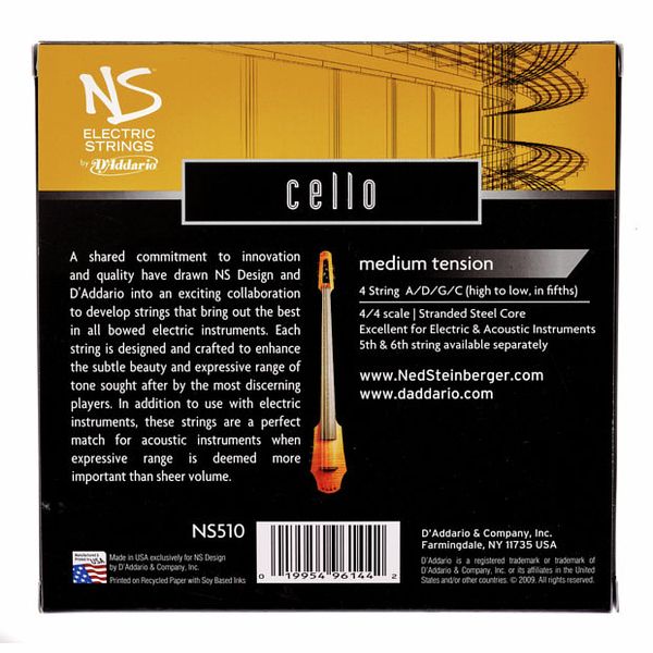 Daddario NS510 E-Cello medium