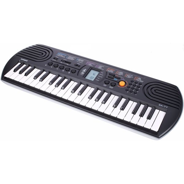 Casio SA-77 Mini Kinder Keyboard E-Piano Synthesizer 44 Tasten 100 Klangfarben 